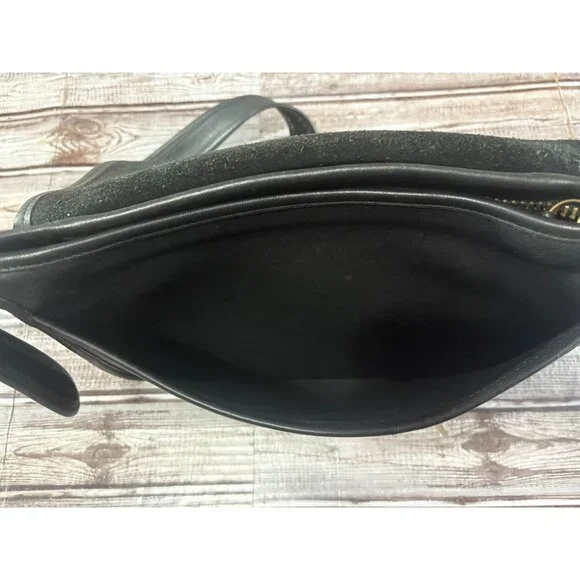 COACH Leather Patricia's Legacy Saddle Flap Messenger Crossbody Bag 9951 Vintage